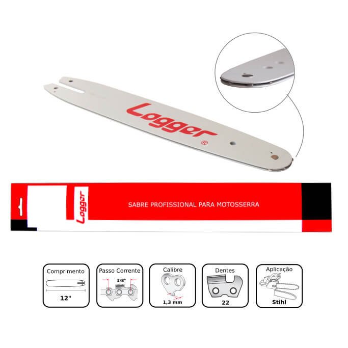 Sabre PR 12" 1,1mm para Motosserra Stihl 170 - Logger