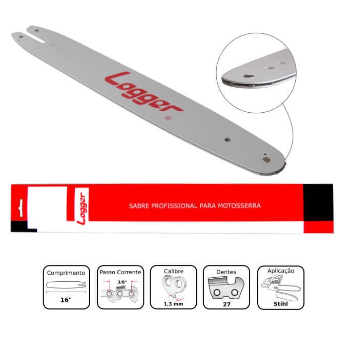 Sabre PR 16" para Motosserra Stihl 025 - Logger