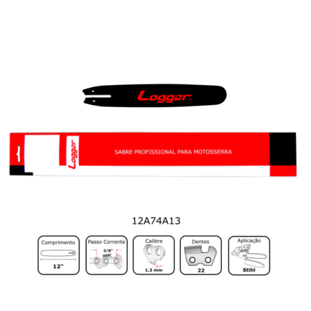 Sabre 12" para Motosserra Stihl - Logger