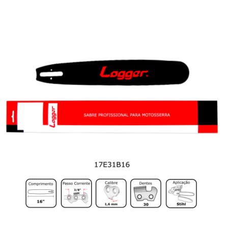 Sabre 17" para Motosserra Stihl 1,6mm - Logger