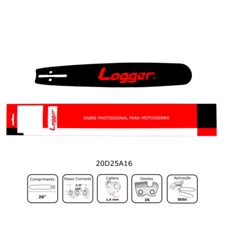 Sabre 20" para Motosserra Stihl 1,6mm - Logger